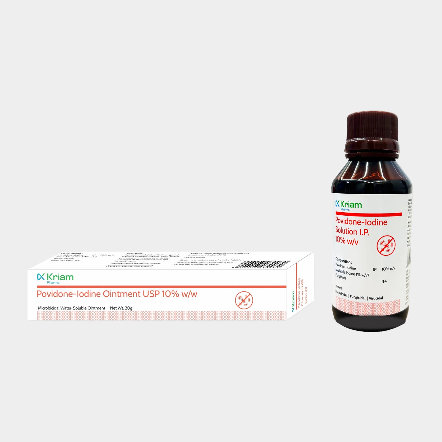 Povidone Iodine Oitnment & Povidone Iodine Solution