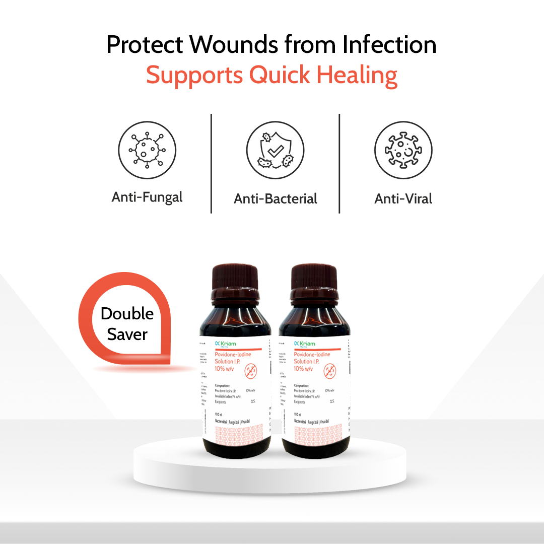 Povidone Iodine Solution (Double Saver Pack)