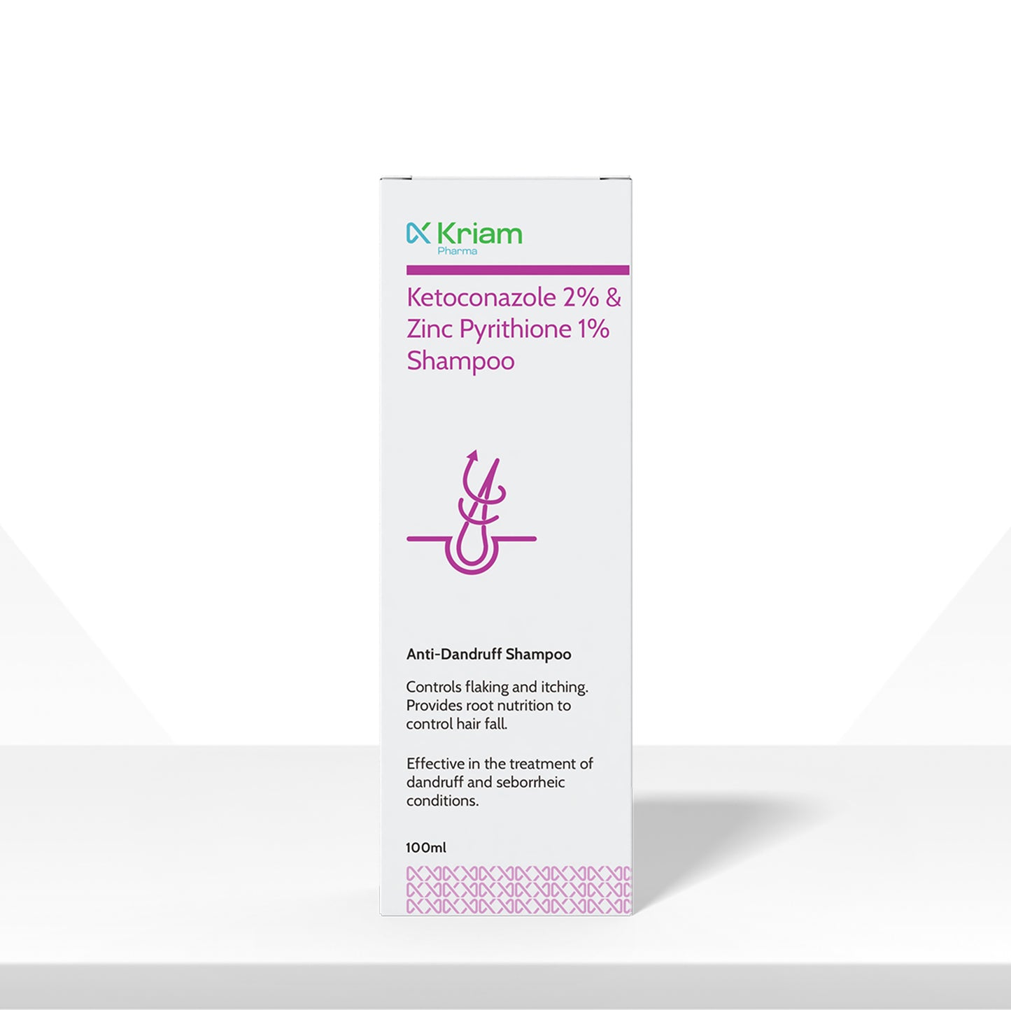 Ketoconazole & Zinc Pyrithione Shampoo - (Double Saver Pack)