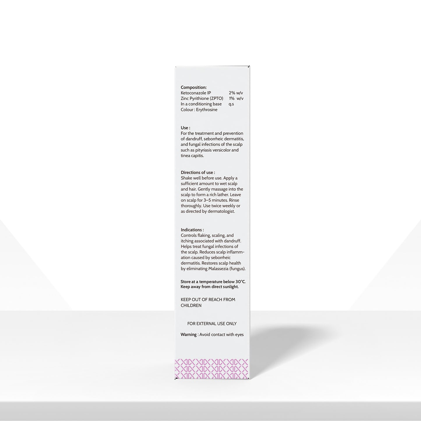 Ketoconazole & Zinc Pyrithione Shampoo - (Double Saver Pack)