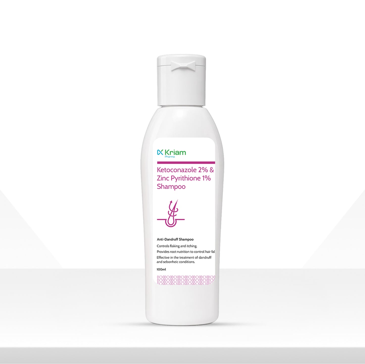 Ketoconazole & Zinc Pyrithione Shampoo - (Double Saver Pack)