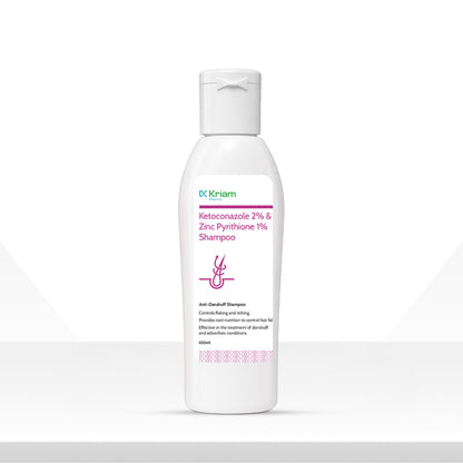Ketoconazole & Zinc Pyrithione Shampoo - (Double Saver Pack)