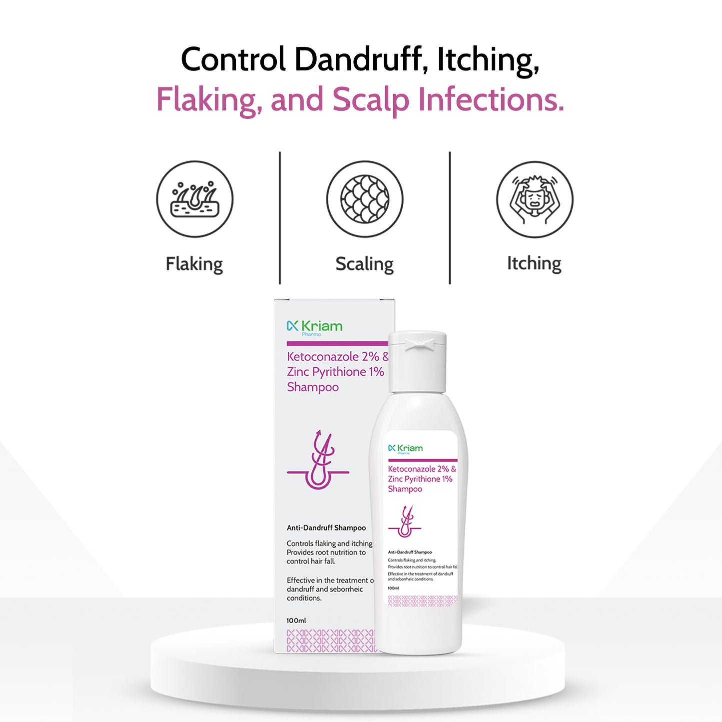 Ketoconazole & Zinc Pyrithione Shampoo